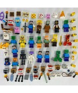 Lot of Lego Minecraft Minifigures, Animals, Accessories &amp; Parts - $69.99