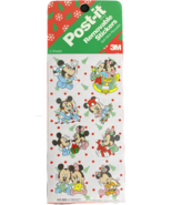 Disney Baby Mickey Minnie Mouse Removable Stickers Post It Reusable 3M n... - £6.95 GBP