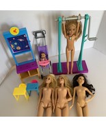 Barbies barbie doll mattel space discovery Skipper Babysitter Stacie Gym... - $41.14 CAD