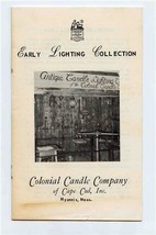 Colonial Candle Company Booklet Hyannis Wellfleet Yarmouth Massachusetts - £14.11 GBP