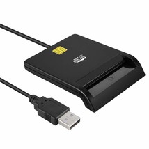 Adesso SCR-100 Smart ID Credit Card Reader,Black - $27.68