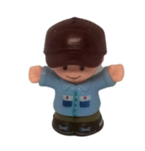 Fisher Price Mattel 2016 Little People Helpful Harvester Boy Man Brown Hat - $5.98