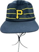 Vintage Pittsburgh Pirates MLB Hat Pillbox Pro Fitted Hat Size MD Adjustable - £19.73 GBP