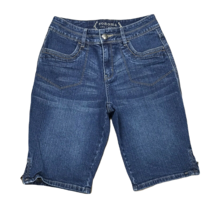 Sonoma Bermuda Denim Jean Shorts ~ Sz 4 ~ Blue ~ Mid Rise ~ 11&quot; Inseam - £11.53 GBP