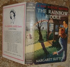 Judy Bolton 17 The Rainbow Riddle hcdj 2nd printing orange boards Sutton  - $29.95