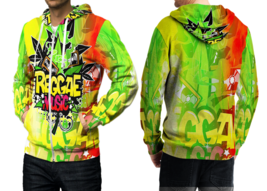 Regae Canabis  3D Print Hoodies Zipper   Hoodie Sweatshirt for  men - £39.07 GBP