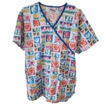Jasco Uniform Co. Heart/Love Design Scrub Top - $9.75