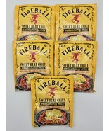 Fireball Sweet Heat Chili Seasoning Mix Lot of 5 Packets Whiskey Flavore... - €11,98 EUR