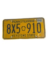 1982 Pennsylvania License Plate Keystone State Tag Number 8X5 910 VTG Pe... - $28.04