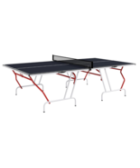 Soozier Full Size Table Tennis Table, Folding Ping Pong Table with Paddl... - €216,93 EUR
