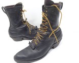 Hawthorn Boot MFG Boots Mens 12.5 B  Brown Leather Lace Up Packer Logger... - $107.99