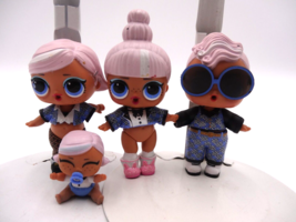 Lol Surprise Uptown Family prim Proper Preppy Uptown Meow Dolls Tots Lot Of 4 - $21.78