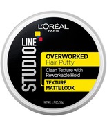 LOT of 6 L&#39;Oreal Paris Studio Line Overworked Hair Putty, 1.7 oz. - $76.40 CAD