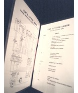 FIAT X 1/9 Fuse &amp; Circuit Charts~1974 through 1980~Laminated~Double side... - £8.95 GBP