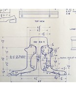 1951 Railroad Bangor Aroostook Standard 100% Joint Rail Blueprint H3 DWDD14 - €72,38 EUR