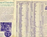 Pacific Greyhound Lines Transcontinental Bus Timetables January 1934  - £50.25 GBP