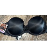 Maidenform ~ Women&#39;s Strapless Bra Underwire Convertible Black ~ 34C - $30.12 CAD