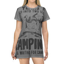 Cool Camping AOP All-Over-Print T-Shirt Dress Unisex - £34.21 GBP+