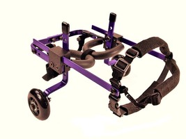 Pets and Wheels Dog Wheelchair - For XXS/XS Size Dog - Color Purple 5-15 Lbs - £133.67 GBP