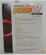 2005 Screenlife Sports Espn Scene it DVD Board Game Replacement Instruct... - $96.68 MXN
