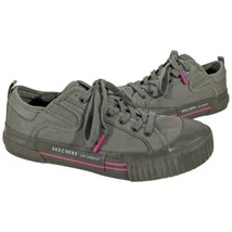 Womens Skechers New Moon Total Eclipse Shoes Olive Green Army Pink 55388 - $43.99