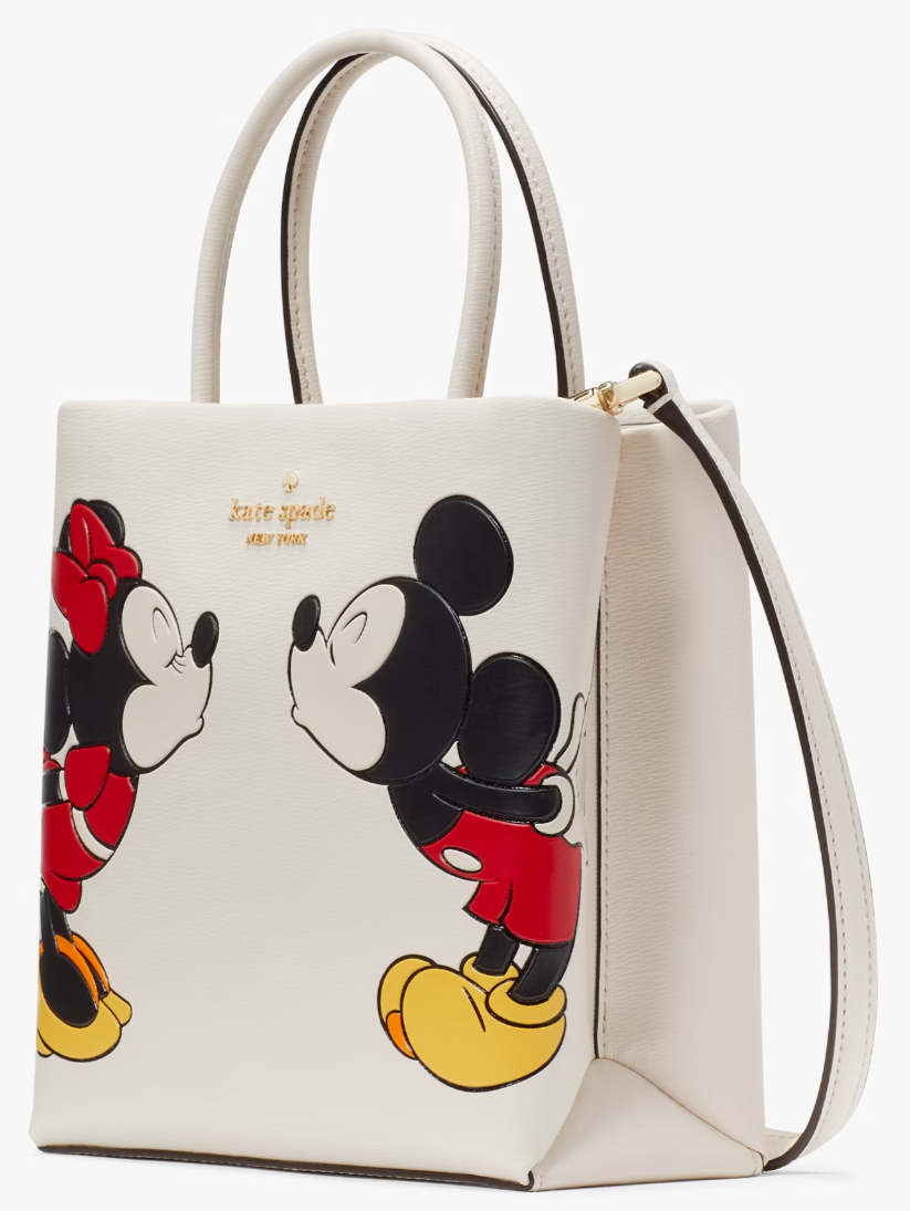 Kate Spade Disney Minnie Mouse Mini Tote Bag KG591 Ivory White Purse NWT $329 FS