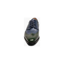 Stacy Adams Ivingale Wingtip Oxford Dress Shoes Leather Navy Green 25684-411 image 6