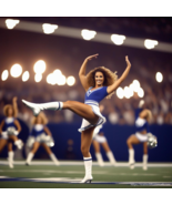 dallas cheerleader high kicking  - £0.00 GBP