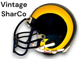 L. A. Rams 1983-1995 Era Throwback Authentic Vintage Sharco Mini Football Helmet - £62.31 GBP