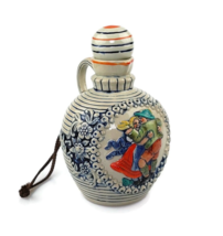 Vintage German ceramic wine decanter or beer pitcher nice bar decoration or gift - £22.27 GBP