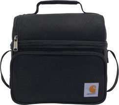 Carhartt Deluxe Dual Compartment Insulated Lunch Cooler Bag, Black - $43.99