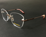 Tory Burch Eyeglasses Frames TY 1058 3254 Pink Cat Eye Rimless 54-14-140 - $74.43