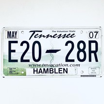 2007 United States Tennessee Hamblen County Passenger License Plate E20 28R - £13.28 GBP