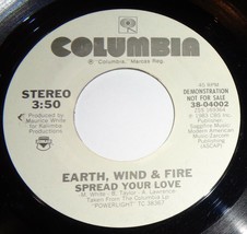 Earth Wind &amp; Fire 45 RPM Record - Spread Your Love A8 - £3.17 GBP