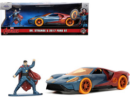 2017 Ford GT and Doctor Strange Diecast Figurine &quot;Avengers&quot; &quot;Marvel&quot; Series &quot;Hol - £16.81 GBP