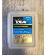 (25) IDEAL 83-9601 #12- #10 AWG INSULATED FEMALE DISCONNECT TERMINAL - £11.91 GBP