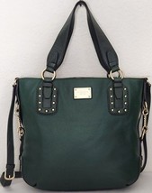 Michael Kors Big Valley Studded Large Malachite Green Leather Tote Bagnwt! - £171.87 GBP