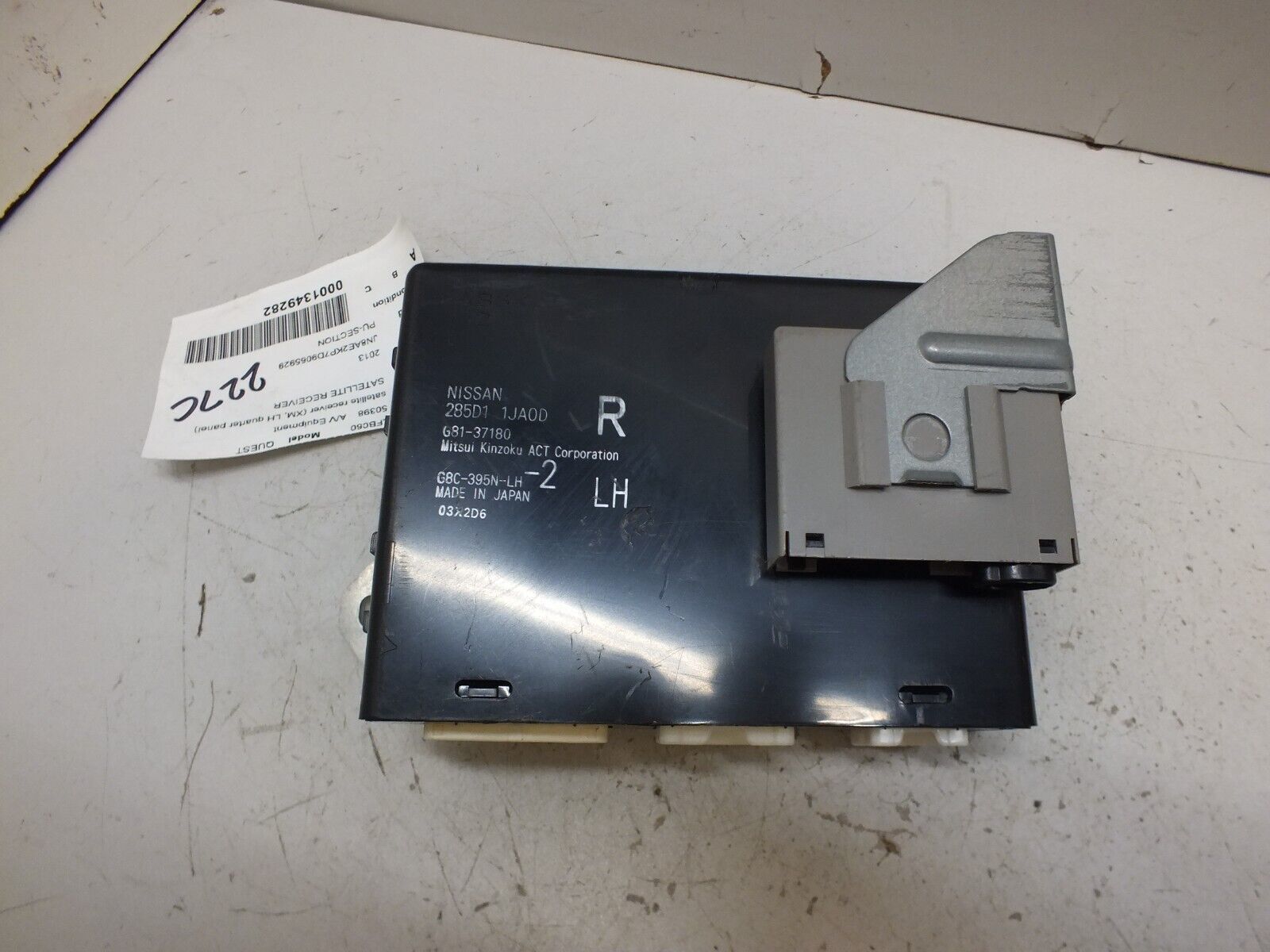 13 14 15 2013 NISSAN QUEST LEFT SLIDING DOOR CONTROL MODULE 285D1 1JA0D #227C - £51.80 GBP