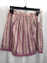 Free People Women&#39;s Skirt Lavender &amp; Tan Pleated Size 2 - $9.90