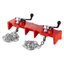 VEVOR Pipe Welding Vise, 1/2"-8" Pipe Welding Clamp, Dual Chains &amp; Crank... - $58.99