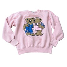 Lingo Sportswear Made in USA Kissing Bears Sweatshirt Size Large Vintage? - $522.86 MXN