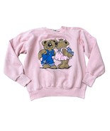 Lingo Sportswear Made in USA Kissing Bears Sweatshirt Size Large Vintage? - $37.91 CAD