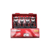 HUSKY RATCHET TIE-DOWN STRAPS 4-PACK 1 in. x 12 ft. Quick Release Hook 1... - €10,29 EUR