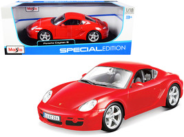 Porsche Cayman S Red 1/18 Diecast Model Car by Maisto - £48.99 GBP