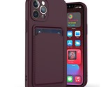 Liquid silicone wallet case for iphone 12 13 mini 11 14 pro max card holder slot thumb155 crop