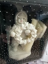 Dept 56 Winter Tales Of The Snowbabies &quot;I Made This Just For You&quot; Wreath W/ Box - £7.51 GBP