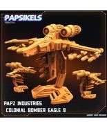 3D Printed Papsikels August 2024 Scifi Papz Industries Colonial Bomber E... - €25,39 EUR+