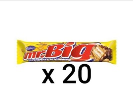 20 x Mr. Big Chocolate Candy Bar by Cadbury Canadian 60g each - £32.68 GBP