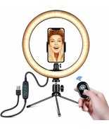 Ring Light 10&quot; - Portable Selfie Circle Lights with Tripod Stand, Phone ... - $40.52 CAD