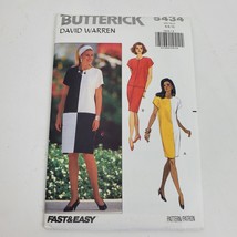 Vintage Butterick Fast Easy 5434 Sewing Pattern Miss Dress 6 8 10 - $11.30